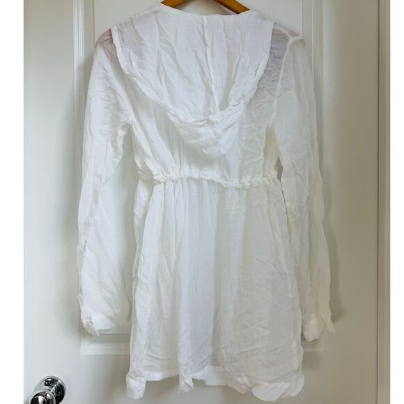 Johnny Was White Long Sleeve Floral‎ Embroidered Tunic - Size Small - Picture 2 of 8